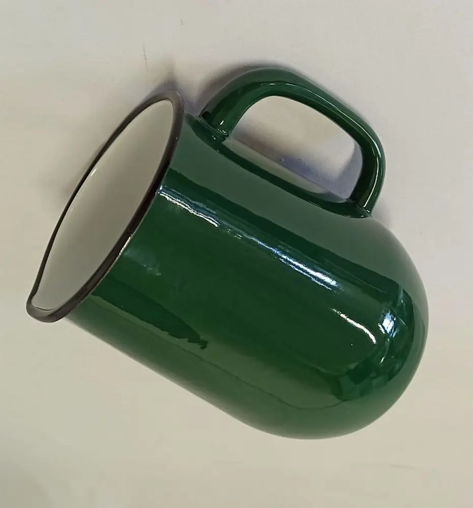 džbán 2,5l - zelený, d11,5x20cm, smalt