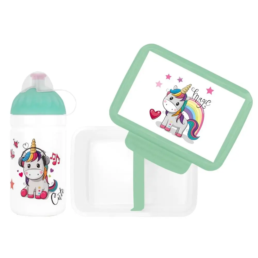Set SET Magic Unicorn - zdravá láhev/zdravá sváča