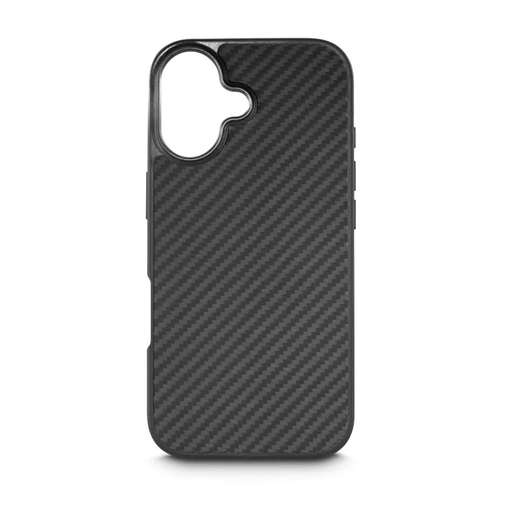 Black Rock Robust Carbon, kryt pro Apple iPhone 17, magnetický, karbonový vzhled, černý