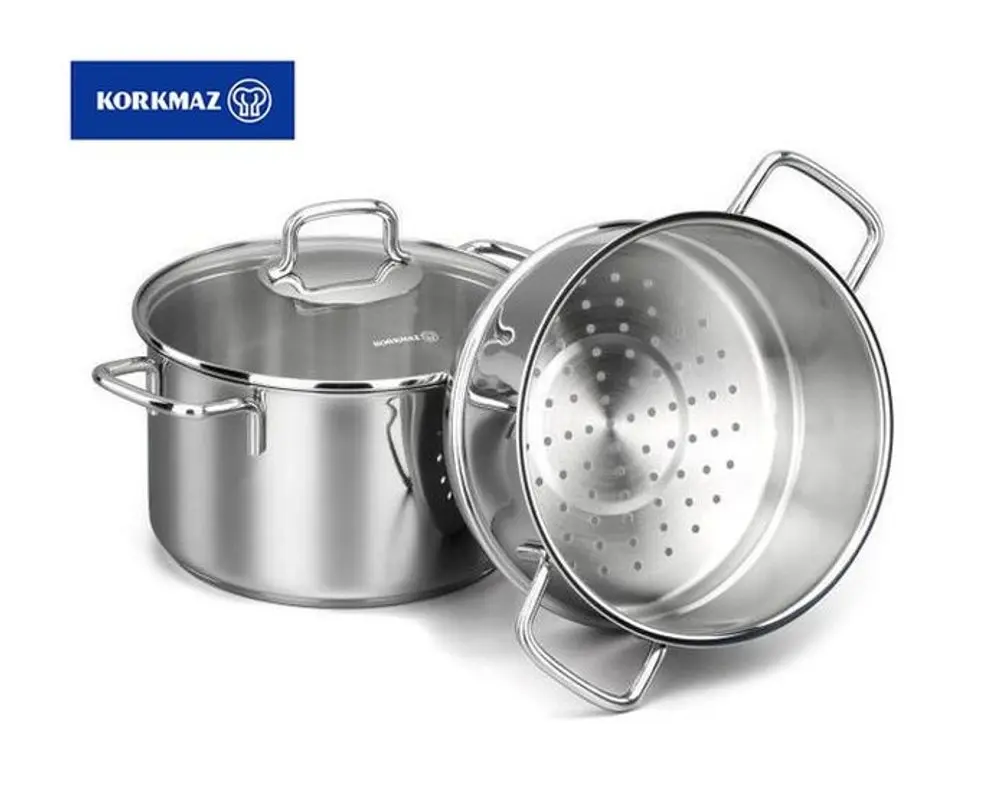 hrnec d20-NAPAŘOVACÍ (set), 3,5/2,5l, v.12/10cm, indukce, NR