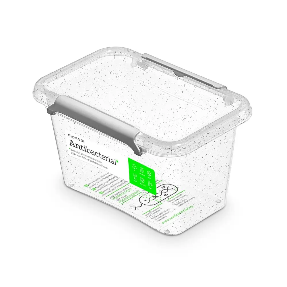 antibakter.box 0,65 l 15x9,5x8,5cm,transp.plast