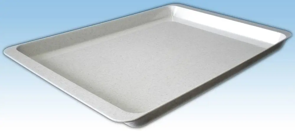 ALFA PLASTIK - Podnos 50x34cm granit bílý