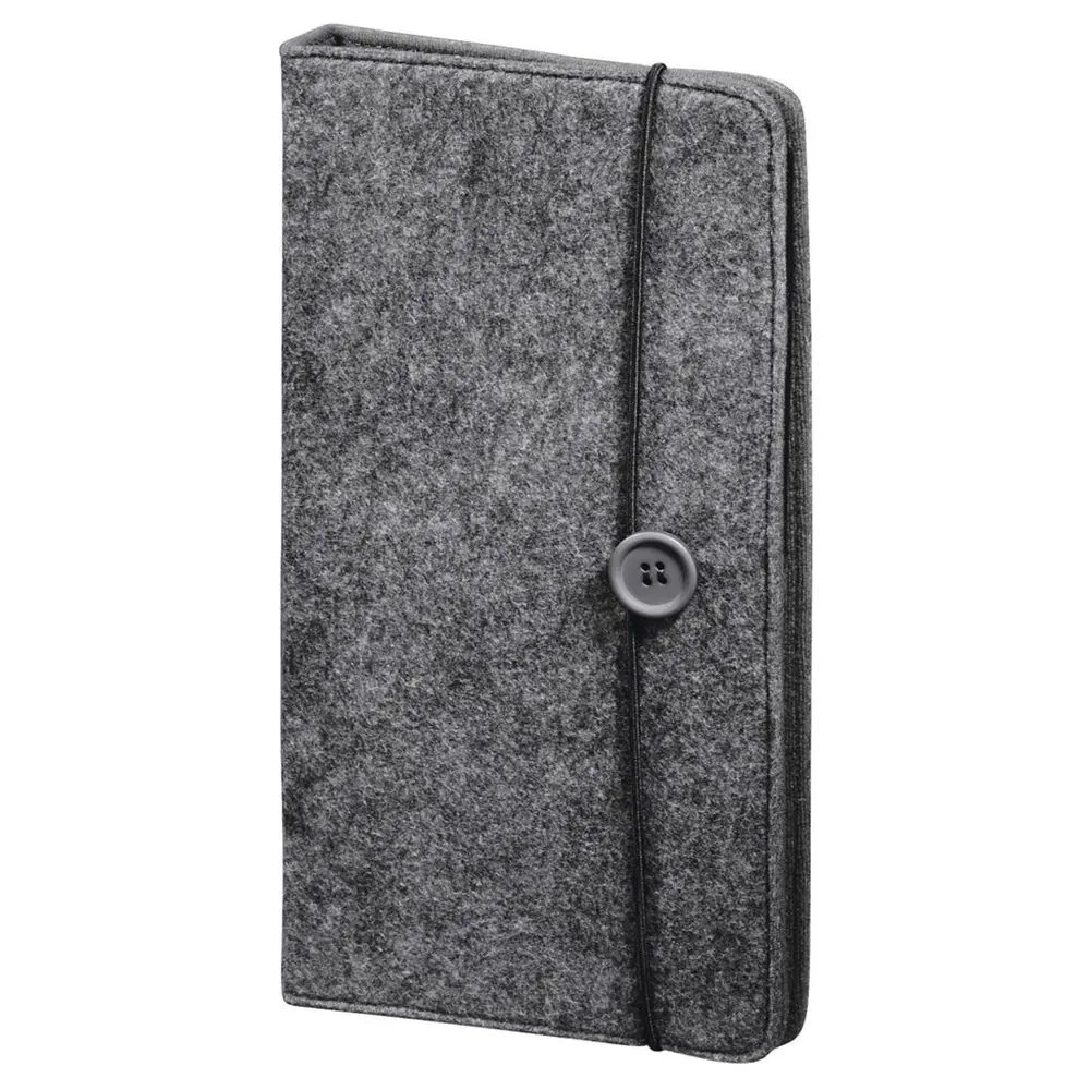 Hama Felt, pouzdro pro 48 CD/DVD/Blu-ray disků, filcové, šedé