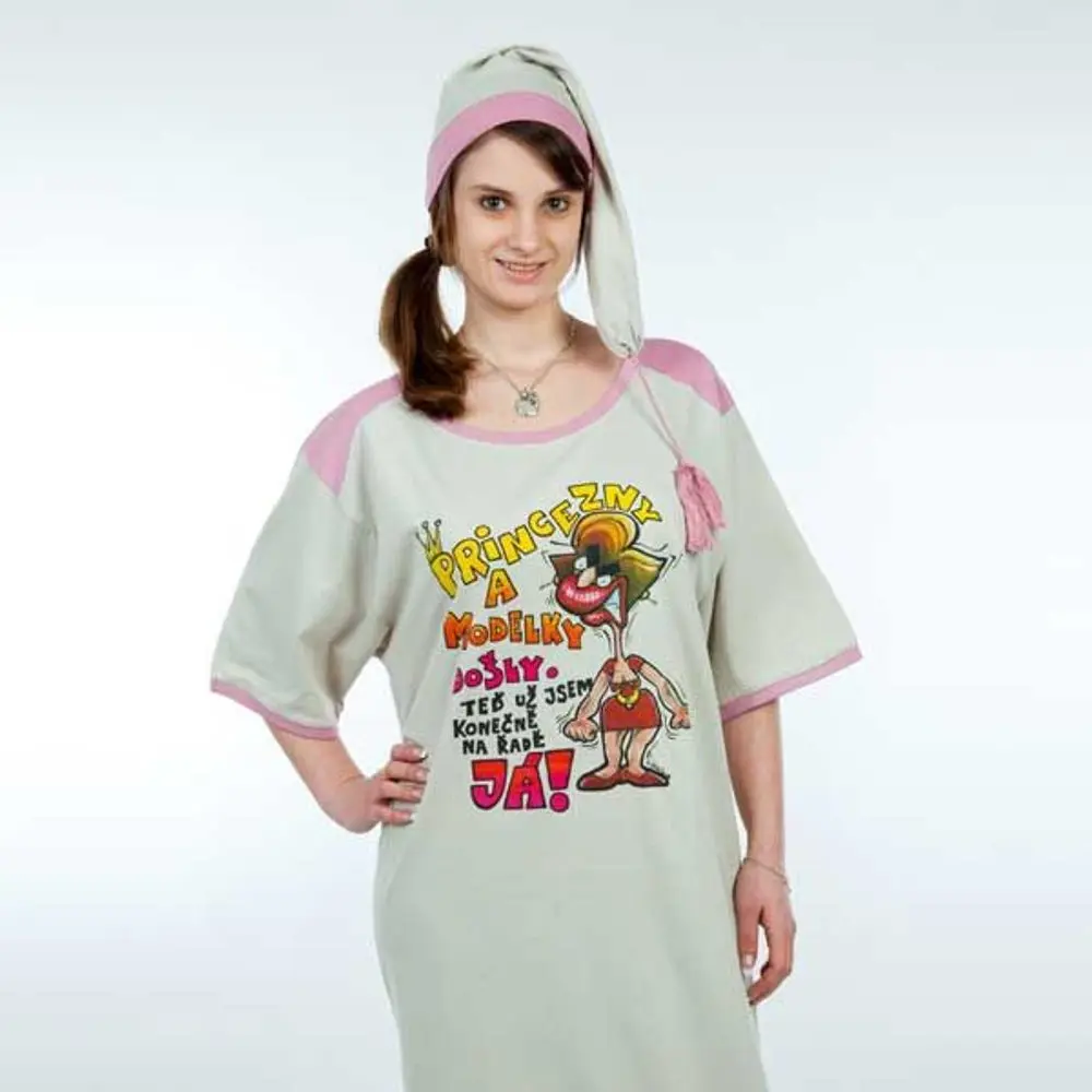 Noční košile - Princezny a modelky - L