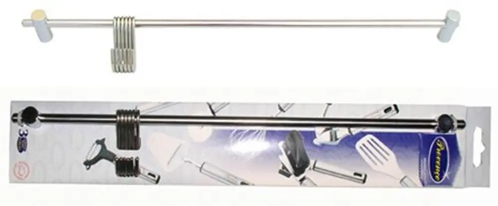 Provence TYČ NA ZAVĚŠENÍ SE 6 HÁČKY 40CM NEREZ_hamashop