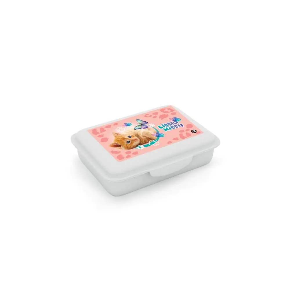 Oxybag Box na svačinu s přihrádkou Kočka