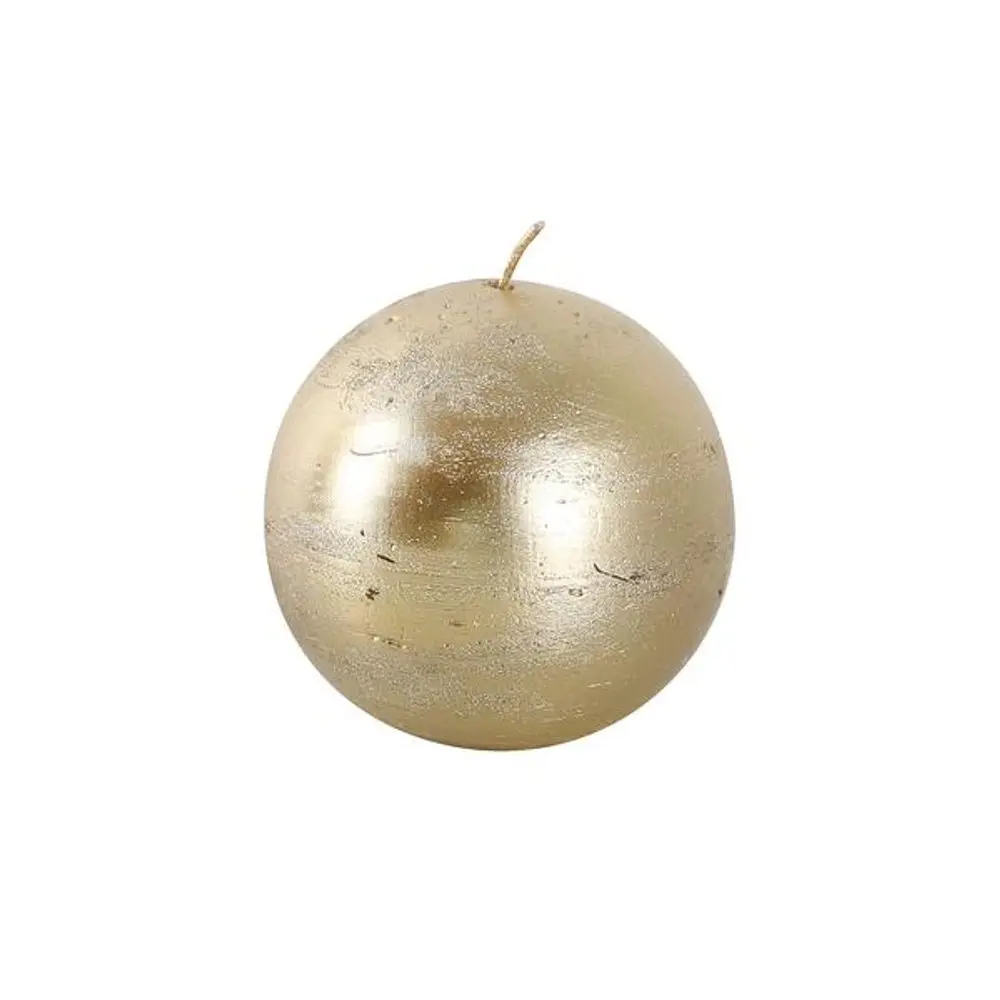 TORO SVÍČKA KOULE, PRŮMĚR 8CM, ZLATÁ_hamashop