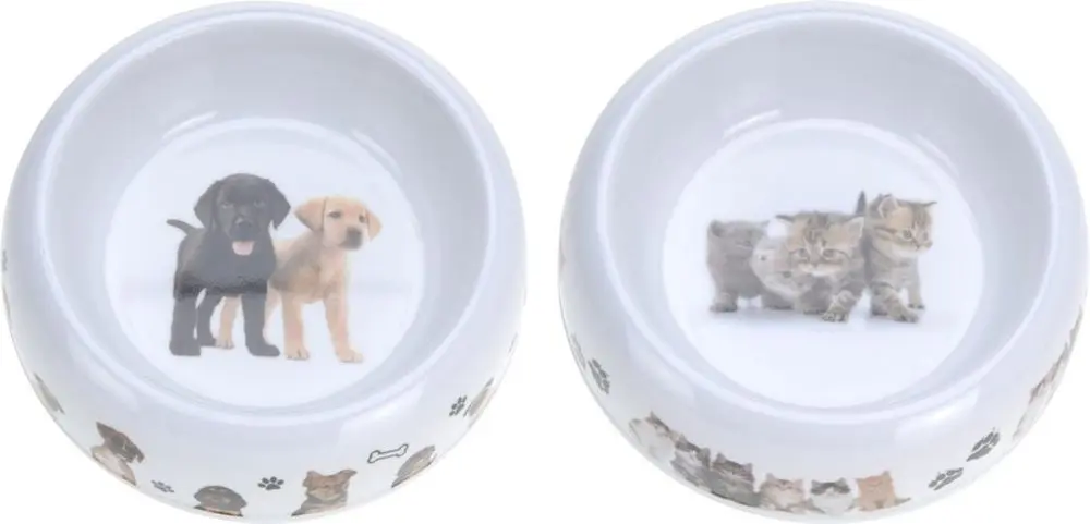 PROHOME - Miska pro psa / kočku 18cm melamin různé motivy