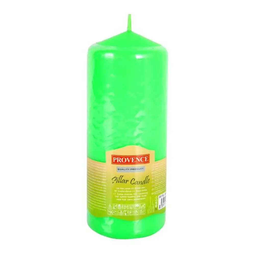 Provence SVÍČKA VÁLEC ZELENÁ 65X160MM 435G PARAFÍN_hamashop