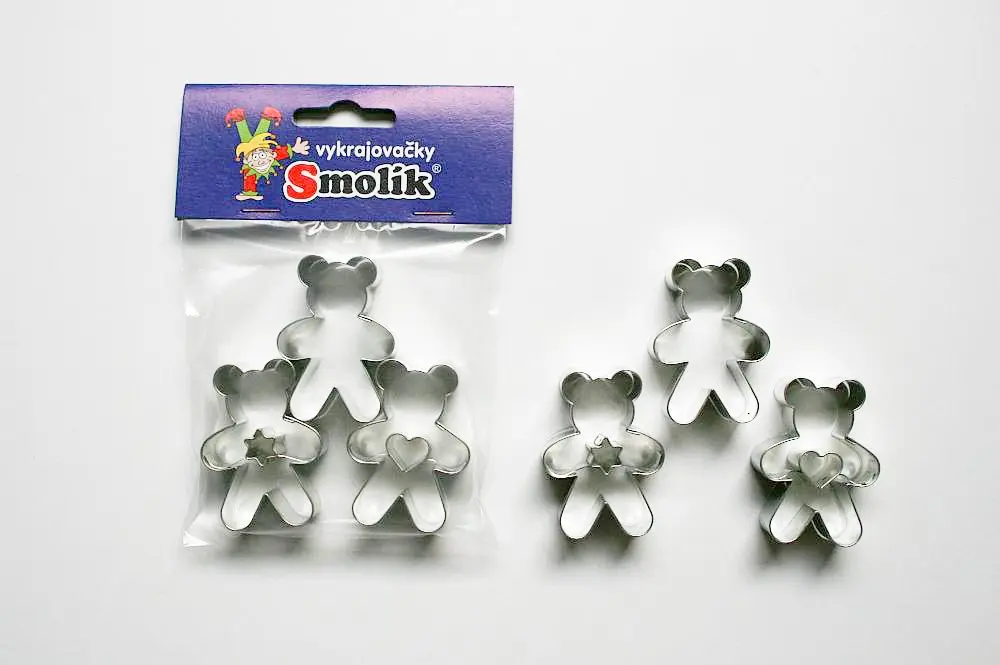 SMOLÍK COOKIE - Vykrajovačky medvídci 3ks