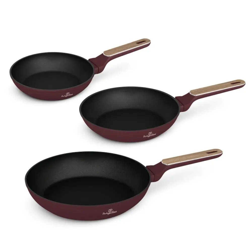 BERLINGERHAUS Sada pánví s titanovým povrchem 3 ks Leonardo Nordic Collection BH-8303