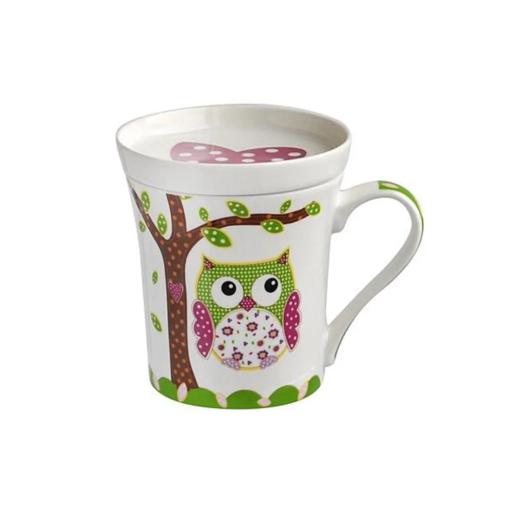 TORO HRNEK "SOVA" S ODKLÁDACÍM TÁCKEM NA ČAJ, 270ML_hamashop