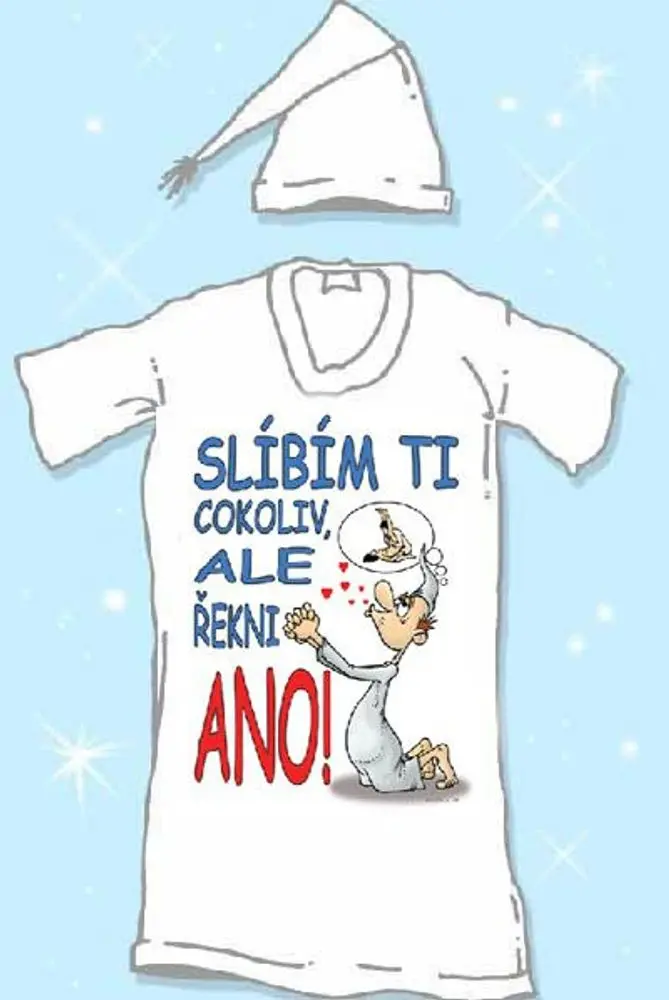 Noční košile - Slíbím Ti cokoliv ale... - L
