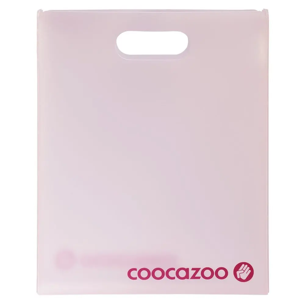 Desky na sešity coocazoo - transparentní vínové