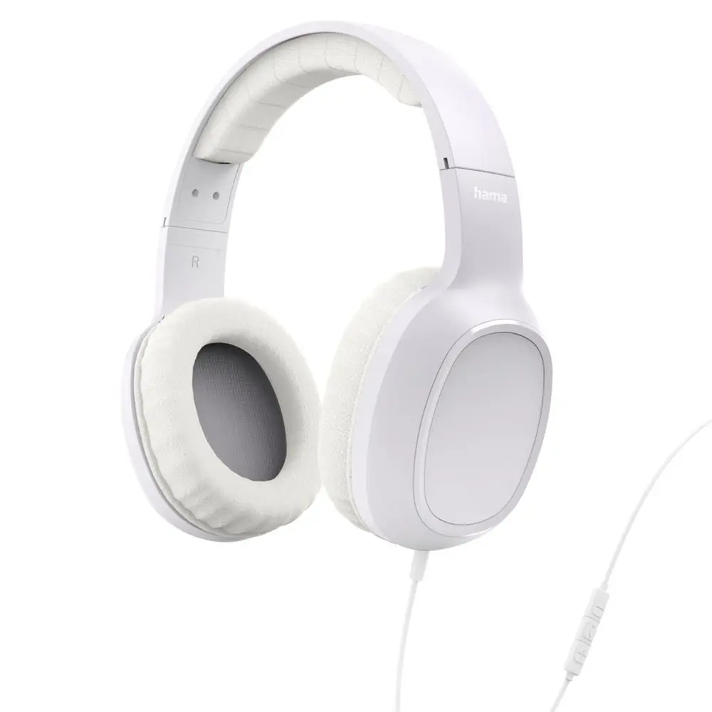 Hama USB-C sluchátka s mikrofonem Fun C, uzavřená, bílá