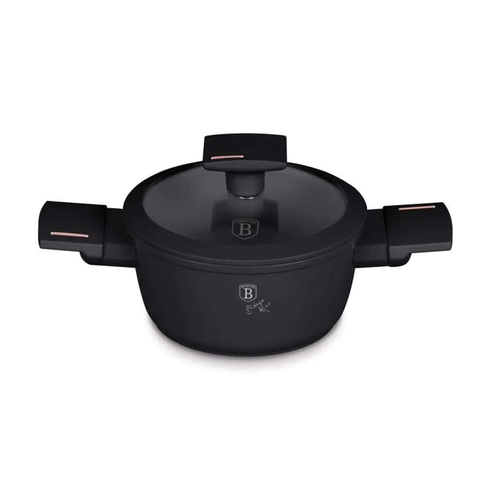BERLINGERHAUS Kastrol s titanovým povrchem a poklicí pro děti 14 cm Monaco Collection BH-8285
