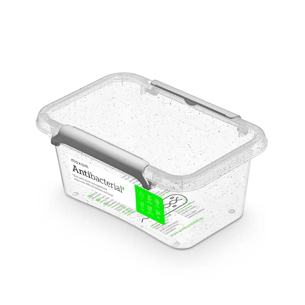 antibakter.box 0,50 l 15x9,5x6,5cm,transp.plast