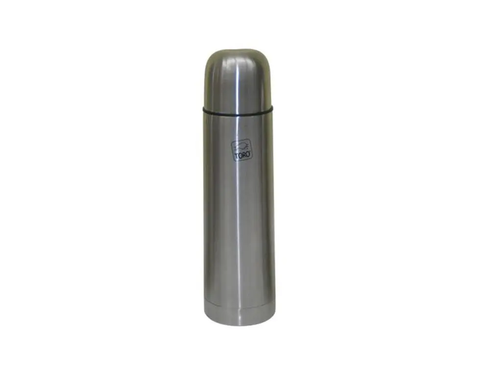 TORO Nerezová termoska se STOP ventilem 0,7 l_hamashop