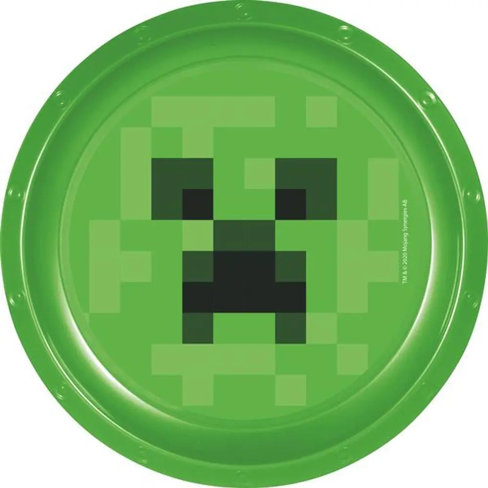 STOR Plastový talíř MINECRAFT 22cm