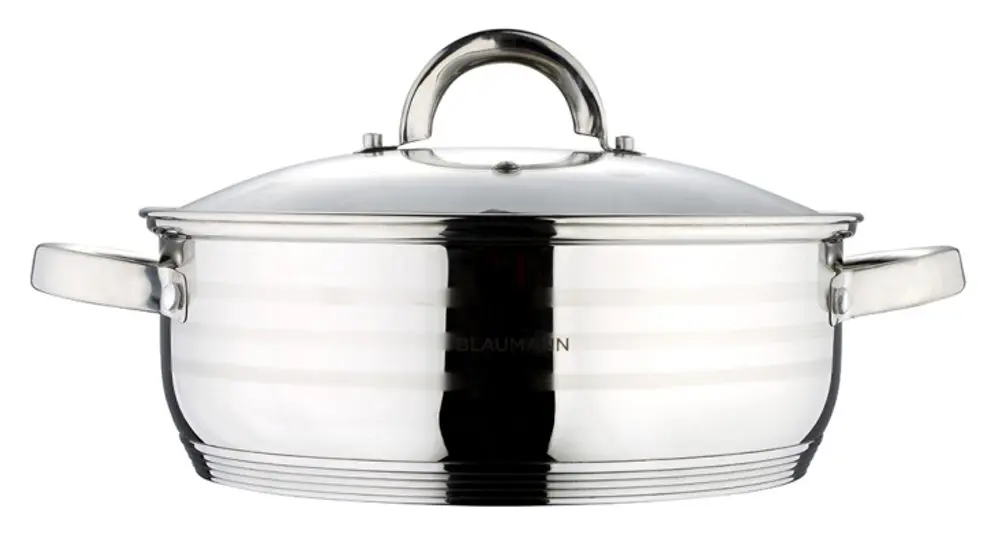 BLAUMANN Pekáč / kastrol s poklicí nerez 20 cm Gourmet Line BL-1001
