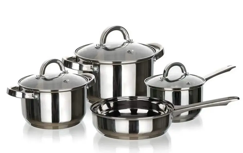 sada nádobí 7-dílná CUISINO, NR/sklo