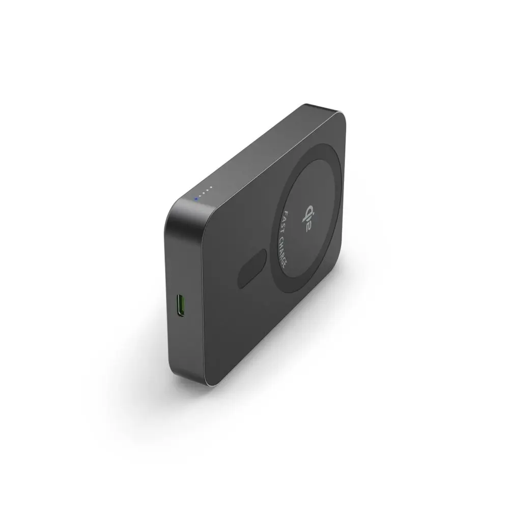 Hama bezdrátová powerbanka Qi2, 10000 mAh, indukční nabíjení, USB-C Power Delivery
