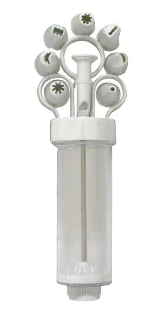 TORO Zdobička dortu injekce, plast, 8 nástavců, 150 ml_hamashop