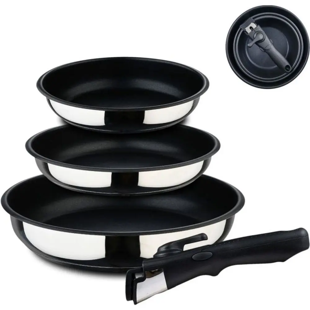 BERGNER Sada pánví nerez s nepřilnavým povrchem Click&Cook 3 ks 18, 20, 24 cm BG-32292-MM