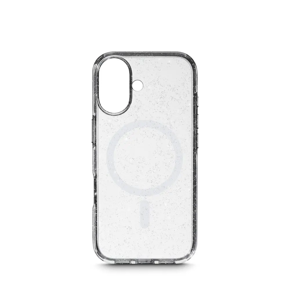 White Diamonds Mag Glitter, kryt pro Apple iPhone 17, magnetický, průhledný s třpytkami