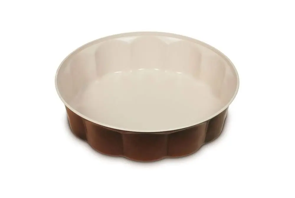 forma koláč d26cm Fiorella, v. 6,8cm, CHOCO, nepřil.plech