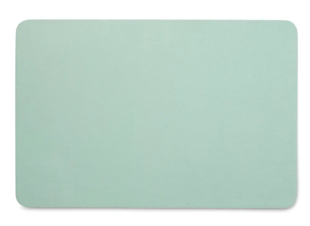 KELA Prostírání KIMARA 45x30 cm imitace kůže mátová zelená KL-12313