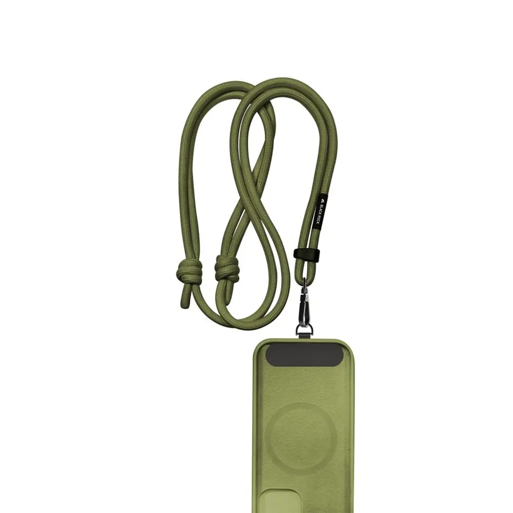 Black Rock Universal Lanyard, šňůrka na mobil, s karabinkou, 30-60 cm, olivově zelená