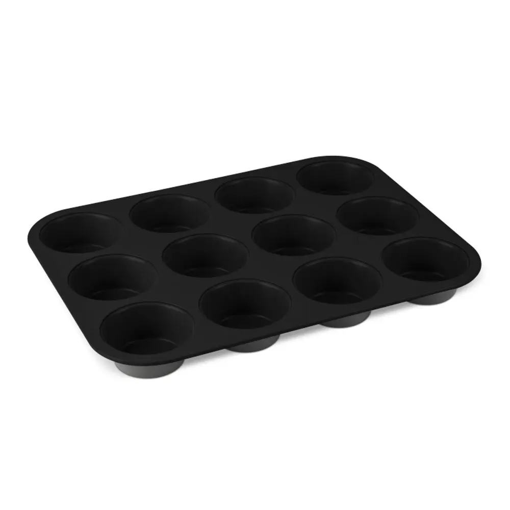 BERLINGERHAUS Forma na muffiny s nepřilnavým povrchem 12 ks Antracit Collection BH-8691