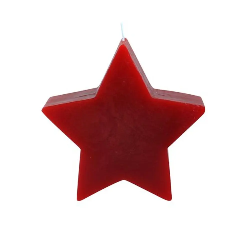 TORO SVÍČKA HVĚZDA, ČERVENÁ, 375G, 14,1x4,5x13,8 CM_hamashop