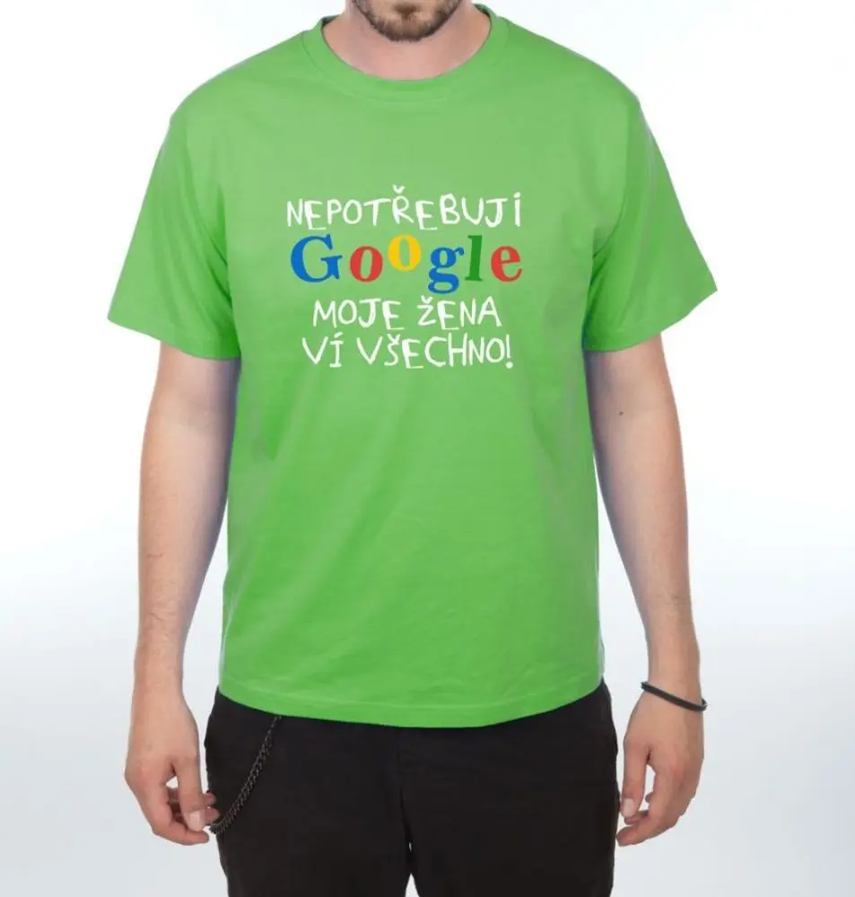 Tričko - Google - L kiwi