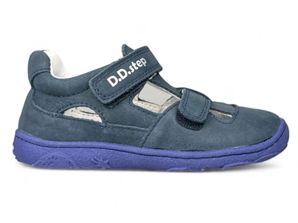 Chlapecká BAREFOOT letní obuv DDstep - Tmavě modré - 29