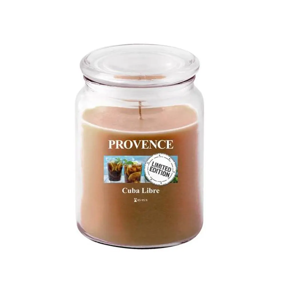 Provence SVÍČKA VE SKLE S VÍČKEM 510G, CUBA LIBRE_hamashop