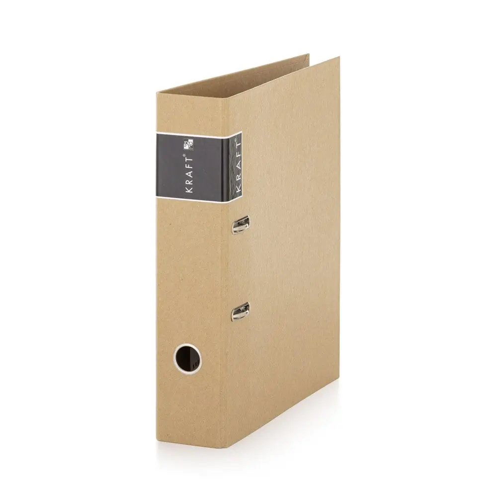 Pořadač A4 pákový lamino 7cm KRAFT - nature