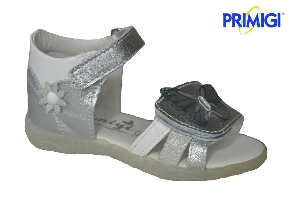 PRIMIGI sandály dívčí stříbrné -