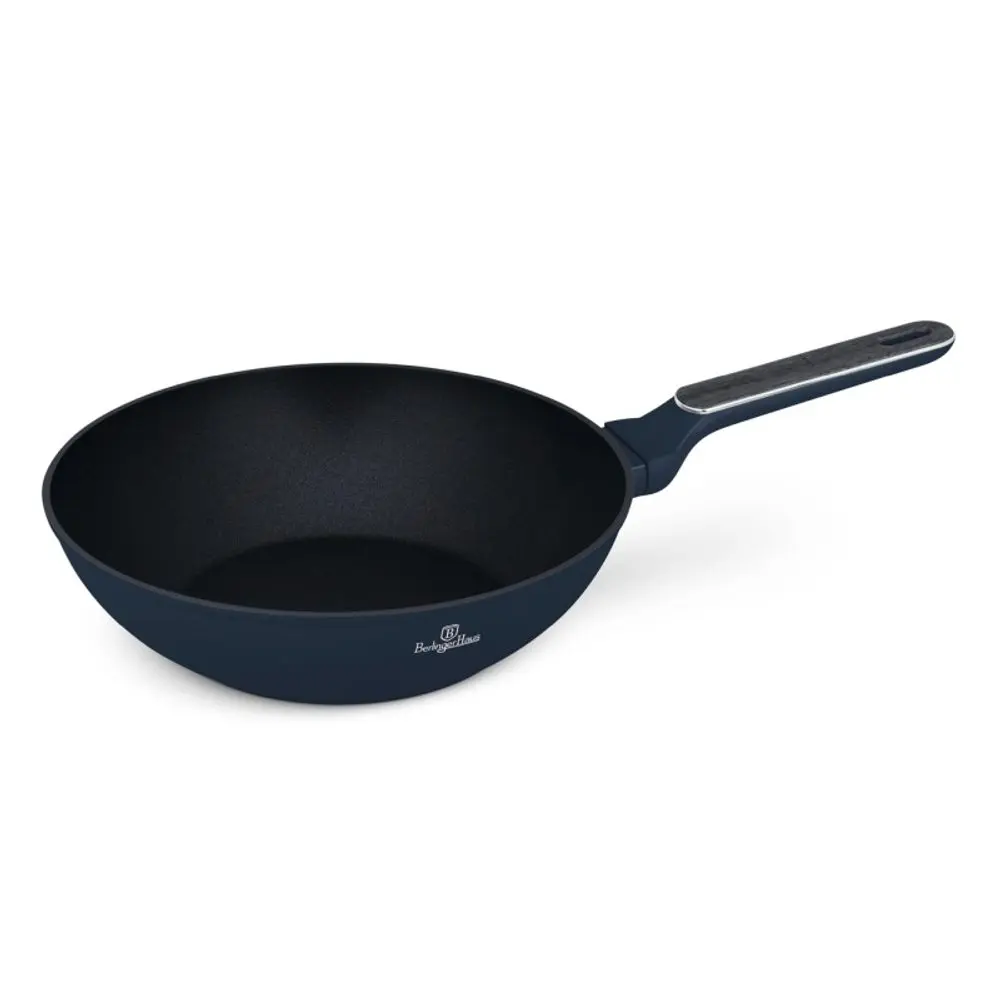 BERLINGERHAUS Pánev Wok s titanovým povrchem 28 cm Deep Sea Collection BH-8372