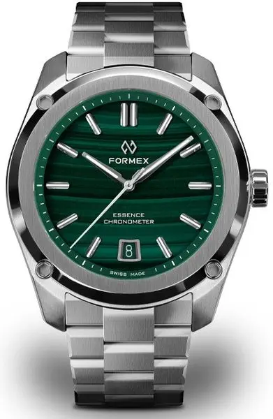 Formex Essence FortyOne Automatic Chronometer Malachite Steel Bracelet 0334.1.6690.100
