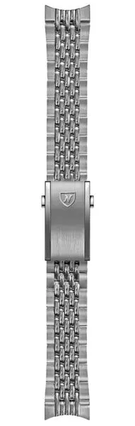 Ocelový náramek Nivada Grenchen Beads of Rice Depthmaster