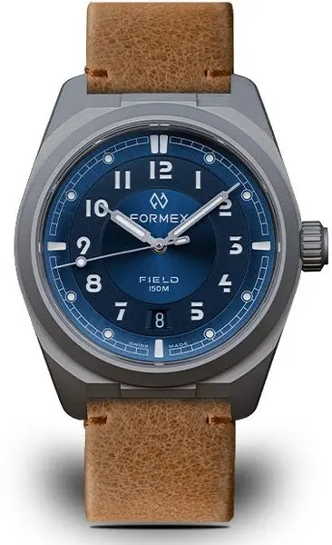 Formex Field Automatic Gen 2 Deep Blue Leone Bolgheri Leather Strap 0660.1.6532.723