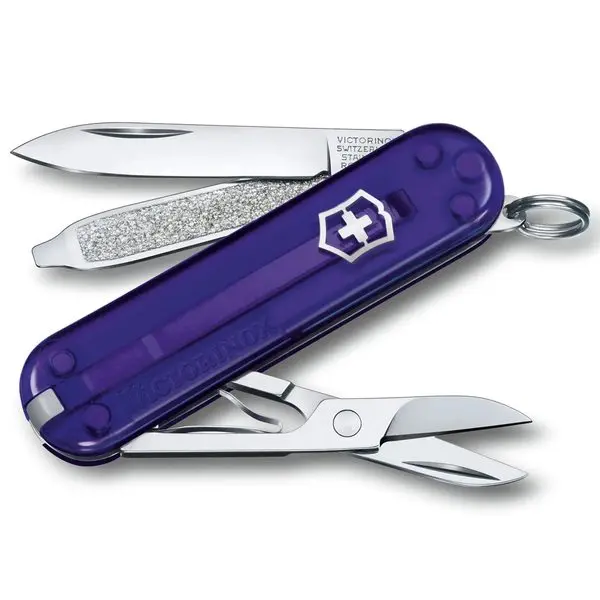 Nůž Victorinox Classic SD Transparent Colors Persian Indigo 0.6223.T29G