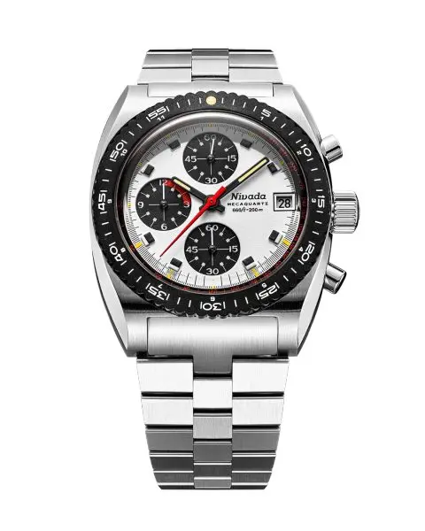 Nivada Grenchen Autochron Panda Mecaquartz - Bracelet