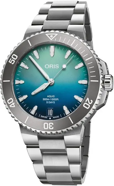 Oris Aquis Date Calibre 400 43,5 mm Great Barrier Reef Limited Edition IV 01 400 7790 4185-Set
