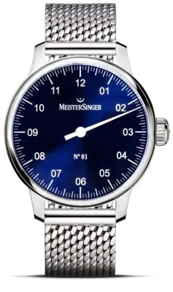 MeisterSinger N°03 AM908 - Kovový mesh náramek