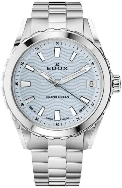 EDOX Grand Ocean Date - Ladies 53103-3M-BUCN