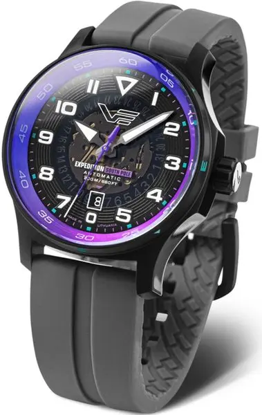 Vostok Europe Expedition South Pole Automatic Line NH35-592C760 - šedý gumový řemínek