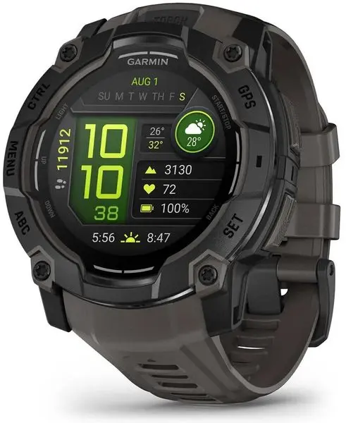 Garmin Instinct 3 AMOLED 50mm černá s charcoal páskem